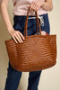 Borsa grande in pelle intrecciata Palme | M11 Shop