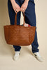 Borsa grande in pelle intrecciata Palme | M11 Shop