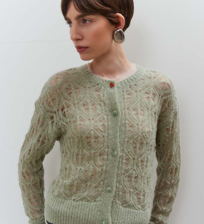 Cardigan in alpaca Gioia Tennè the Label - M11 Shop