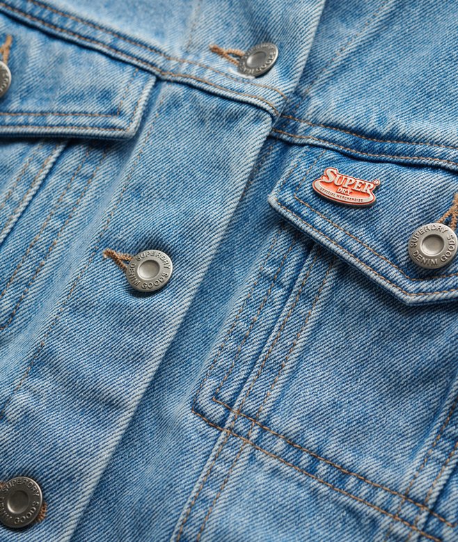 Giacca in denim con ricami Superdry | M11 Shop