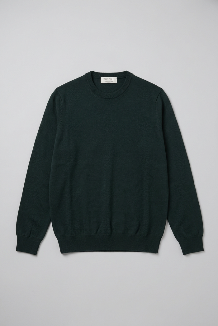 The Pull 100% virgin wool long-sleeved crew neck | M11 Shop