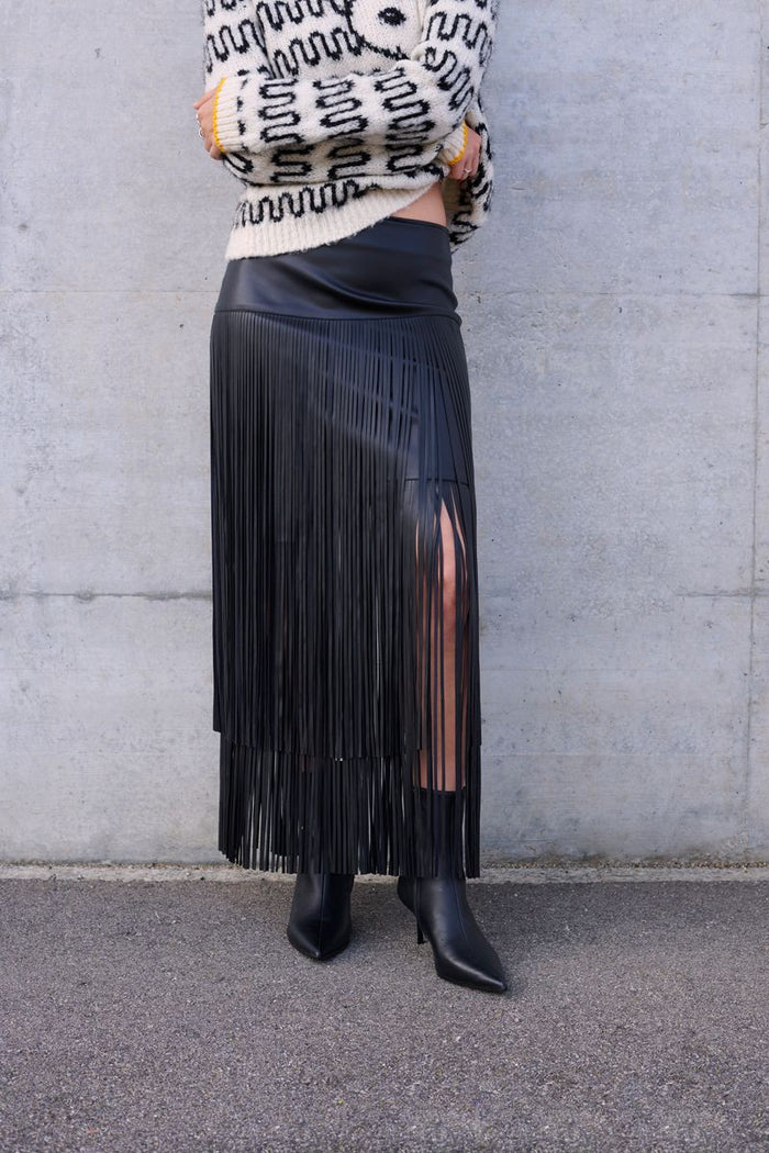 Gonna con frange in ecopelle Princess goes Hollywood | M11 Shop