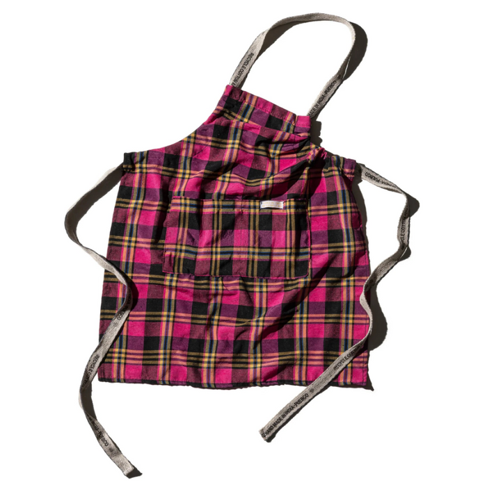 Puebco Recycled Cotton Check Apron | M11 Shop