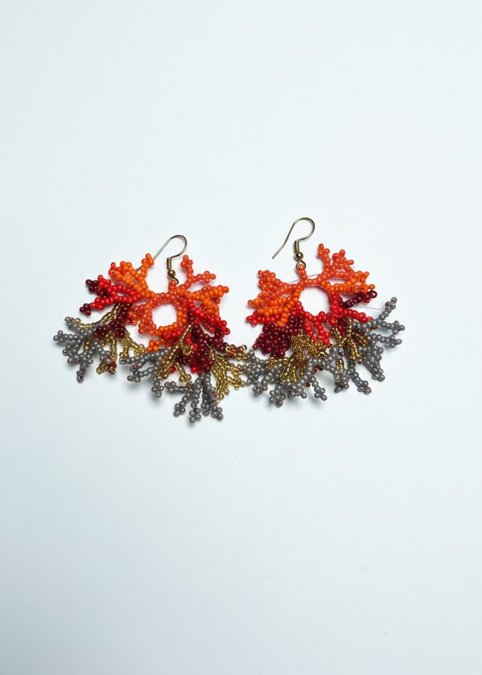 Orecchini Corallo piccoli Knowmad | M11 Shop
