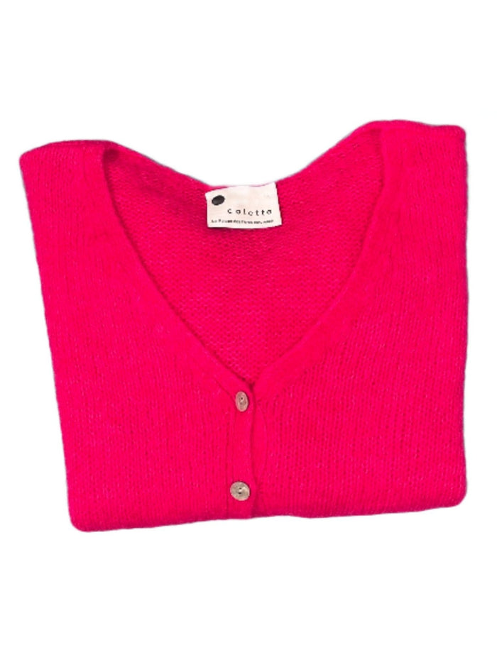 Cardigan Melinda corto con bottoni Colorine | M11 Shop