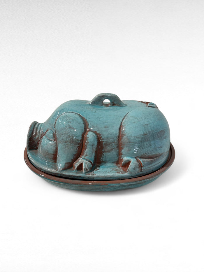 Pirofila con coperchio a forma di animale Terre antiche Fratelli Colì | M11 Shop
