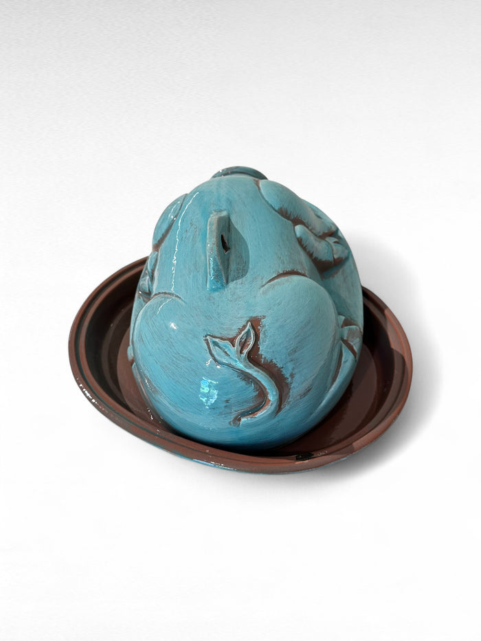 Pirofila con coperchio a forma di animale Terre antiche Fratelli Colì | M11 Shop