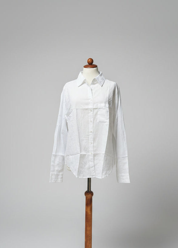 Camicia a maniche lunghe in cotone Palme | M11 Shop