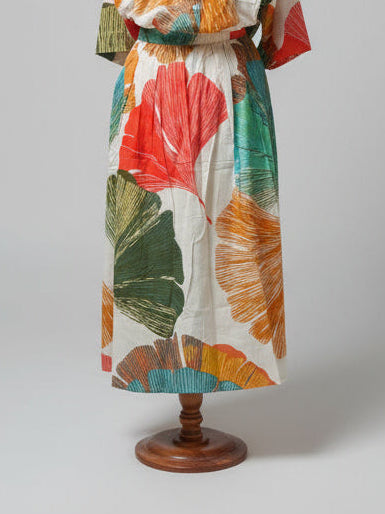 Palme cotton midi skirt | M11 Shop