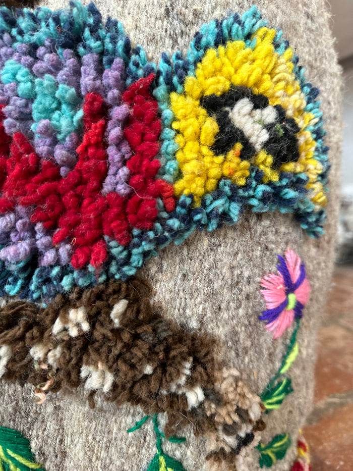 Borsa media di lana annodata di Nathalie Lete Po! Paris | M11 Shop