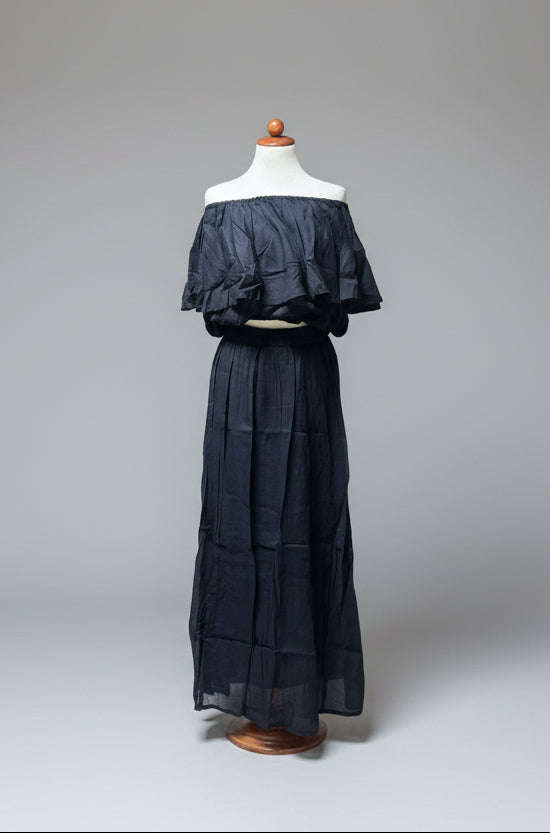 Top corto in voile Palme | M11 Shop