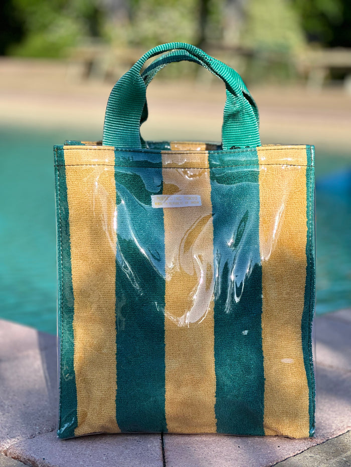 Puebco Plasticized Sponge Striped Bag | M11 Shop