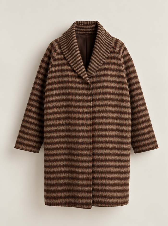 Cappotto in tessuto e agnello Mehran | M11 Shop