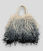 Macrame jute bag with multicolored fringes Maison Bengal @ | M11 Shop