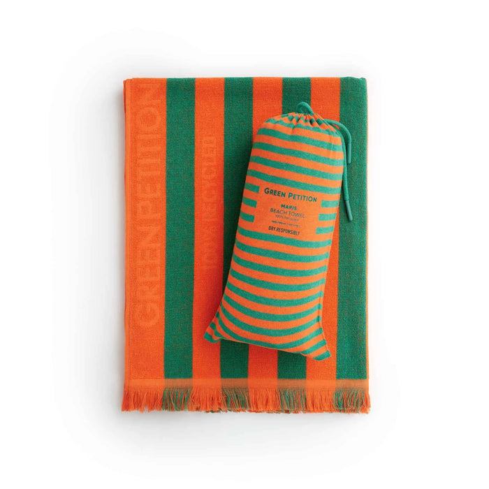 Maris Green Petition beach towel | M11 Shop