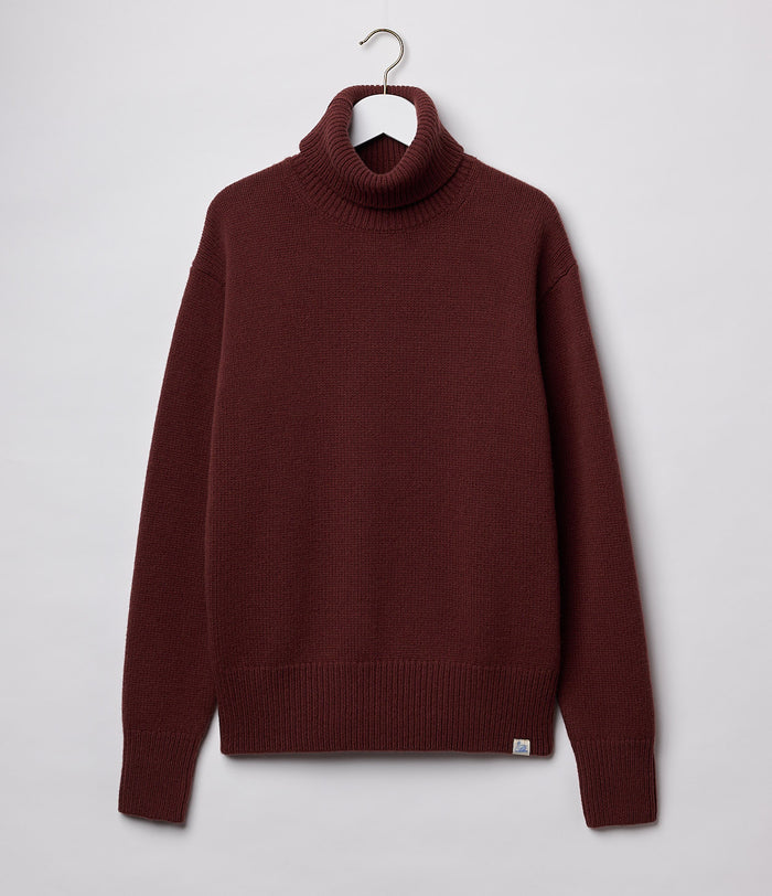 Pullover dolcevita in lana merino e cashmire Merz b. Schwanen | M11 Shop