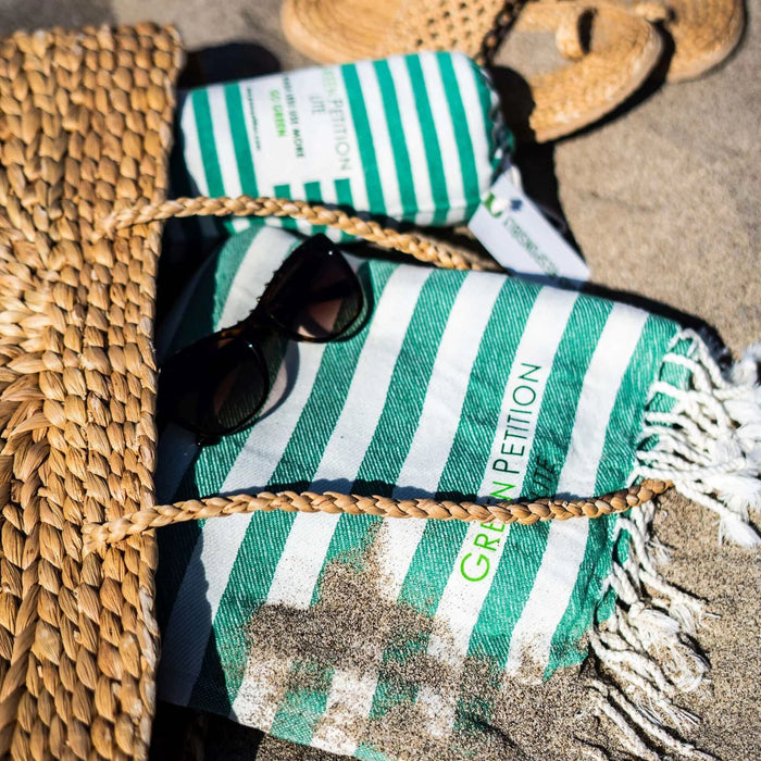 Green Petition Beach Towel | M11 Shop
