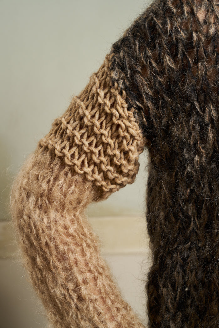 Matiforevere camel Of Handmade sweater | M11 Shop