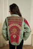 Ilyoucha embroidered denim jacket | M11 Shop