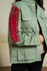 Ilyoucha embroidered denim jacket | M11 Shop
