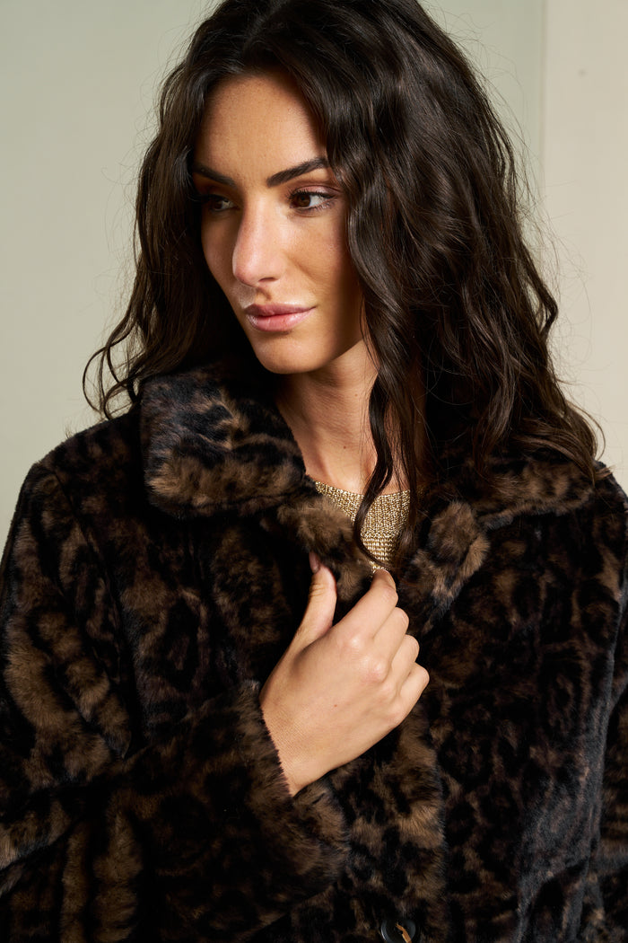 Giacca soffice in pelliccia sintetica Princess goes Hollywood | M11 Shop