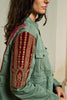 Ilyoucha embroidered denim jacket | M11 Shop