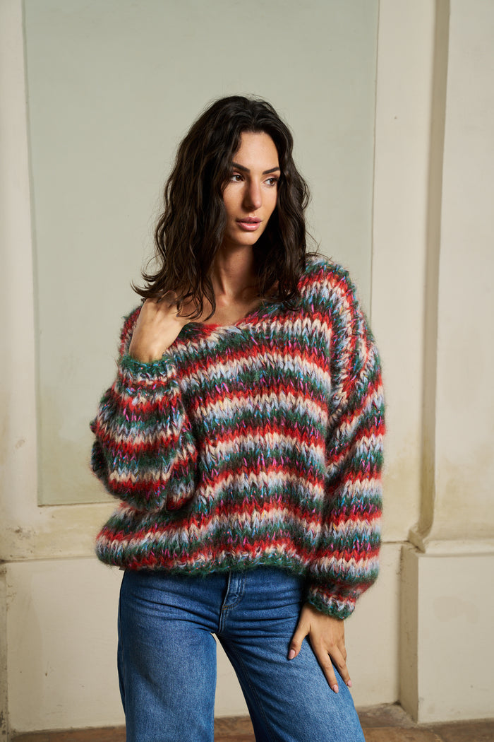 Pullover a V Jane Les Trico d'O | M11 Shop