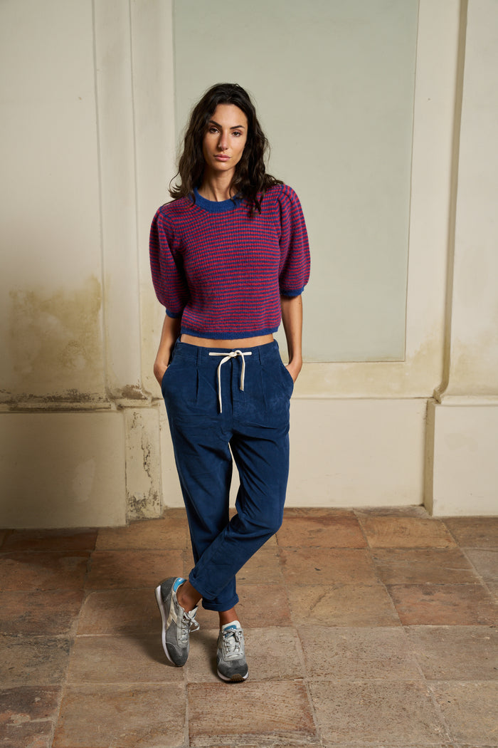 Pullover a maniche corte a palloncino Federica Les Tricots d'O | M11 Shop
