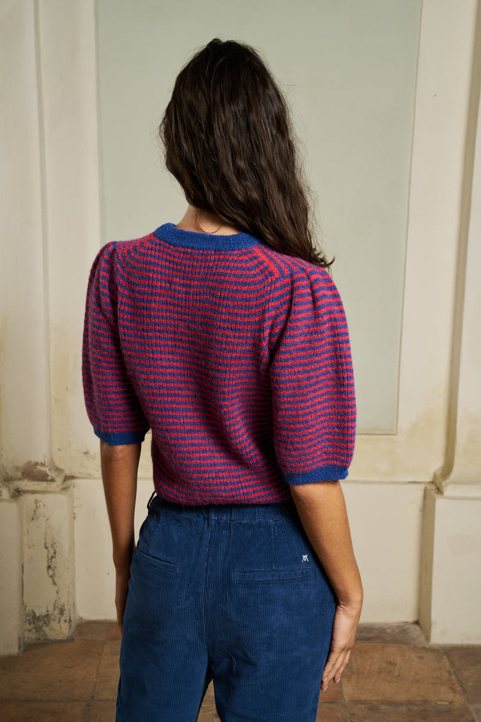 Pullover a maniche corte a palloncino Federica Les Tricots d'O | M11 Shop