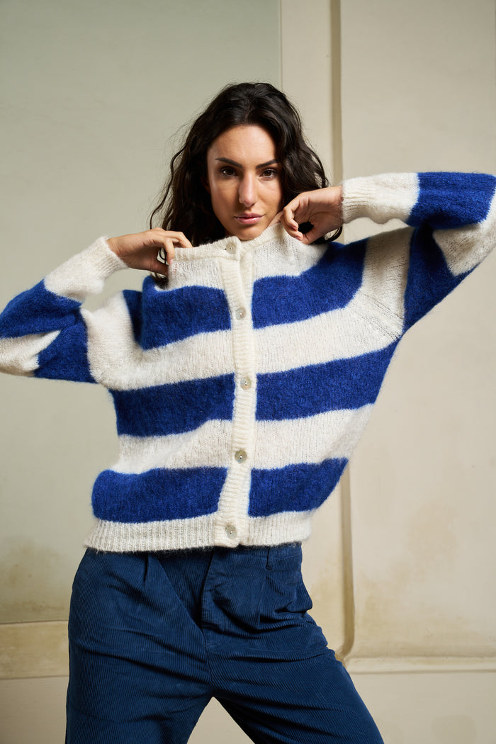 Cardigan a righe Alice Les Tricots d'O | M11 Shop