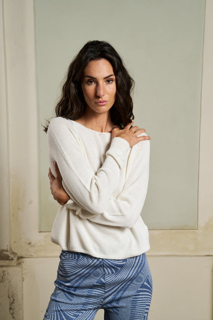 Maglione girocollo da donna Merz b. Schwanen | M11 Shop