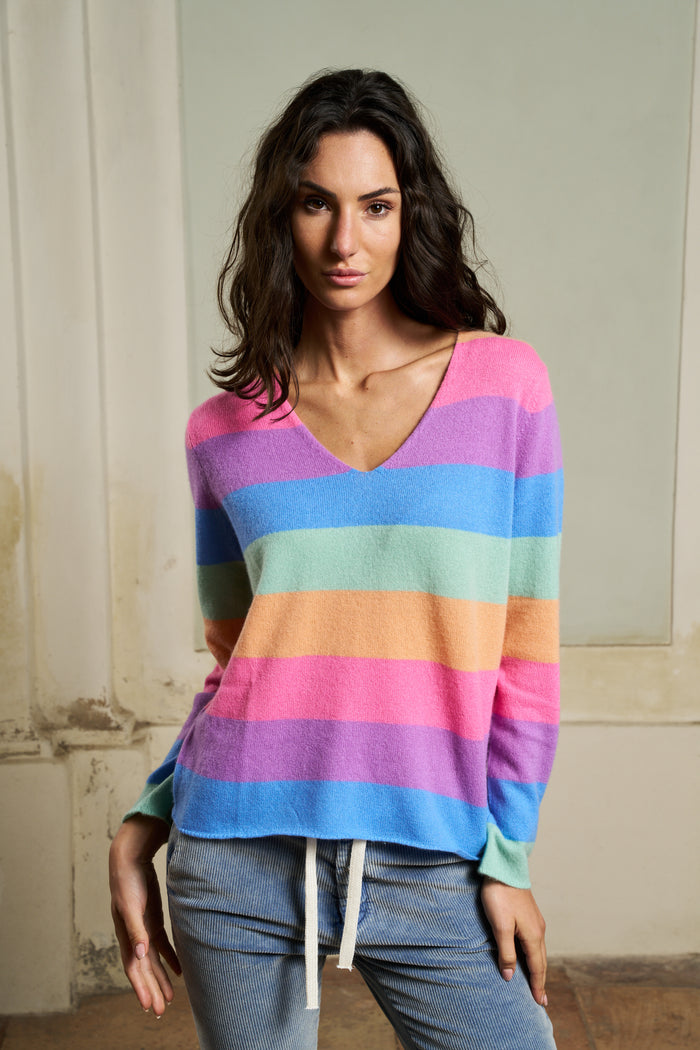 Maglione con scollo a V in cashmere Princess goes Hollywood | M11 Shop