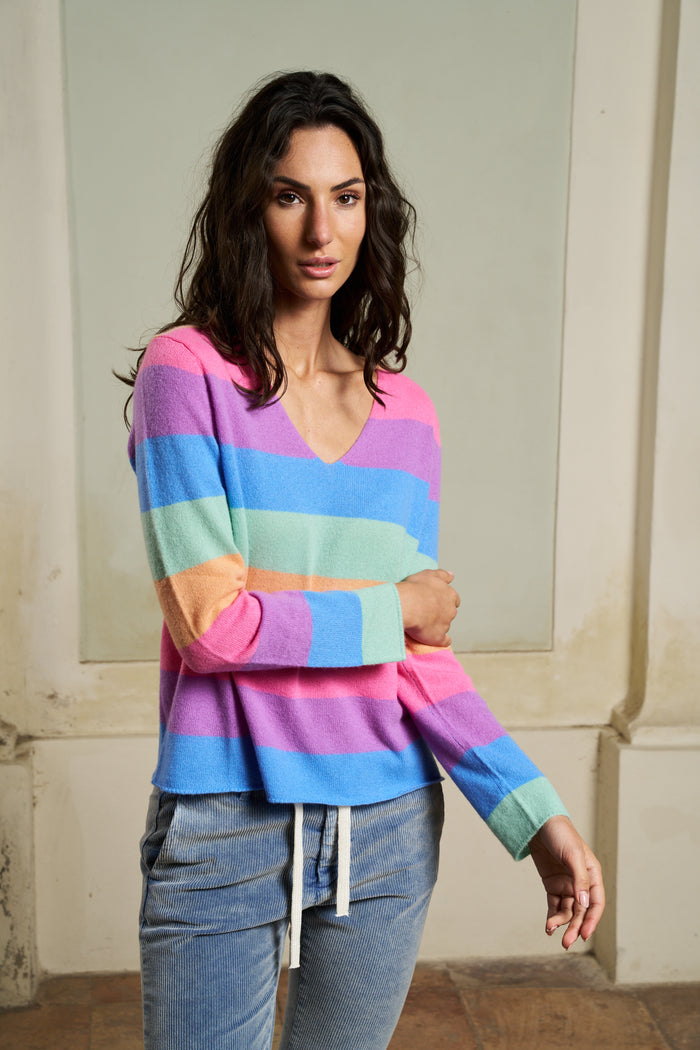 Maglione con scollo a V in cashmere Princess goes Hollywood | M11 Shop