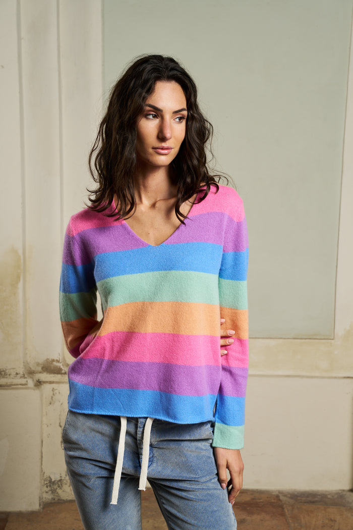 Maglione con scollo a V in cashmere Princess goes Hollywood | M11 Shop