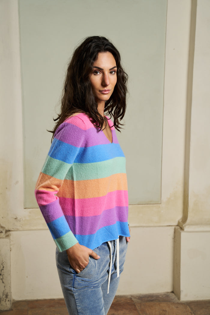 Maglione con scollo a V in cashmere Princess goes Hollywood | M11 Shop