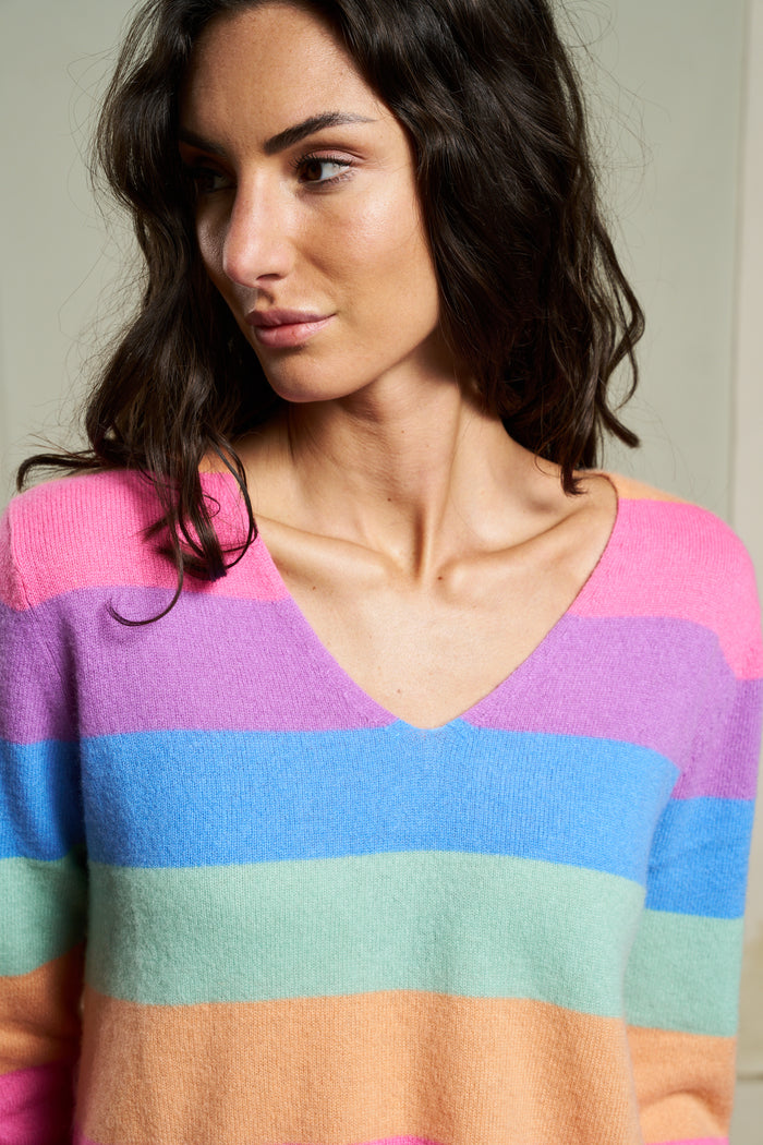 Maglione con scollo a V in cashmere Princess goes Hollywood | M11 Shop