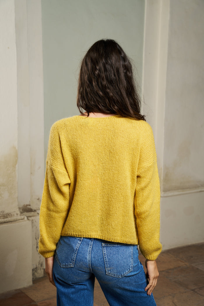 Cardigan Melinda corto con bottoni Colorine | M11 Shop