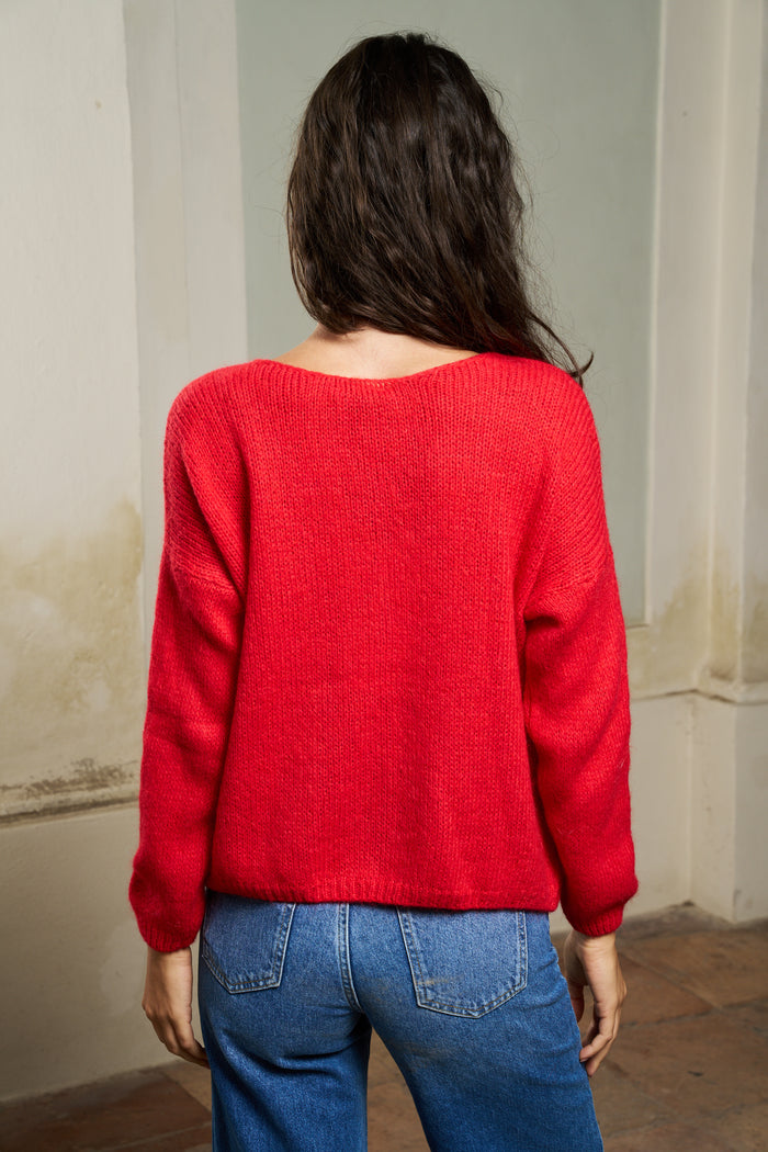 Cardigan Melinda corto con bottoni Colorine | M11 Shop