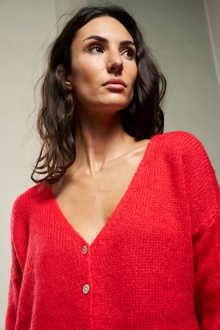 Cardigan Melinda corto con bottoni Colorine | M11 Shop