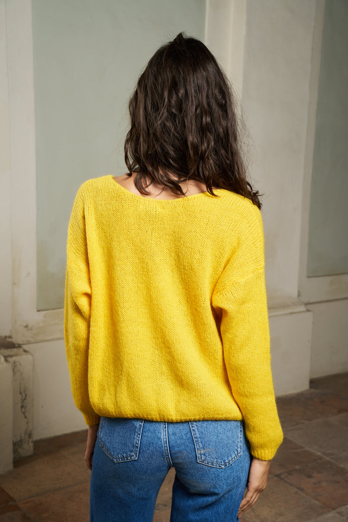 Cardigan Melinda corto con bottoni Colorine | M11 Shop