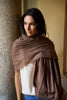 Sciarpa con frange in lana e cashmire Palme | M11 Shop