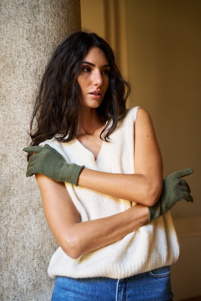 Guanti 100% cashmere Palme | M11 Shop
