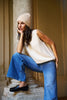 Berretto in angora con paillettes Palme | M11 Shop