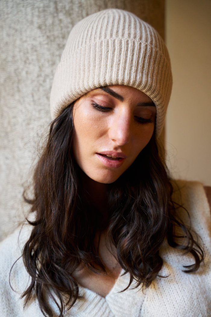 Berretto in lana merino/cashmire/seta Good Basic Merz b. Schwanen | M11 Shop