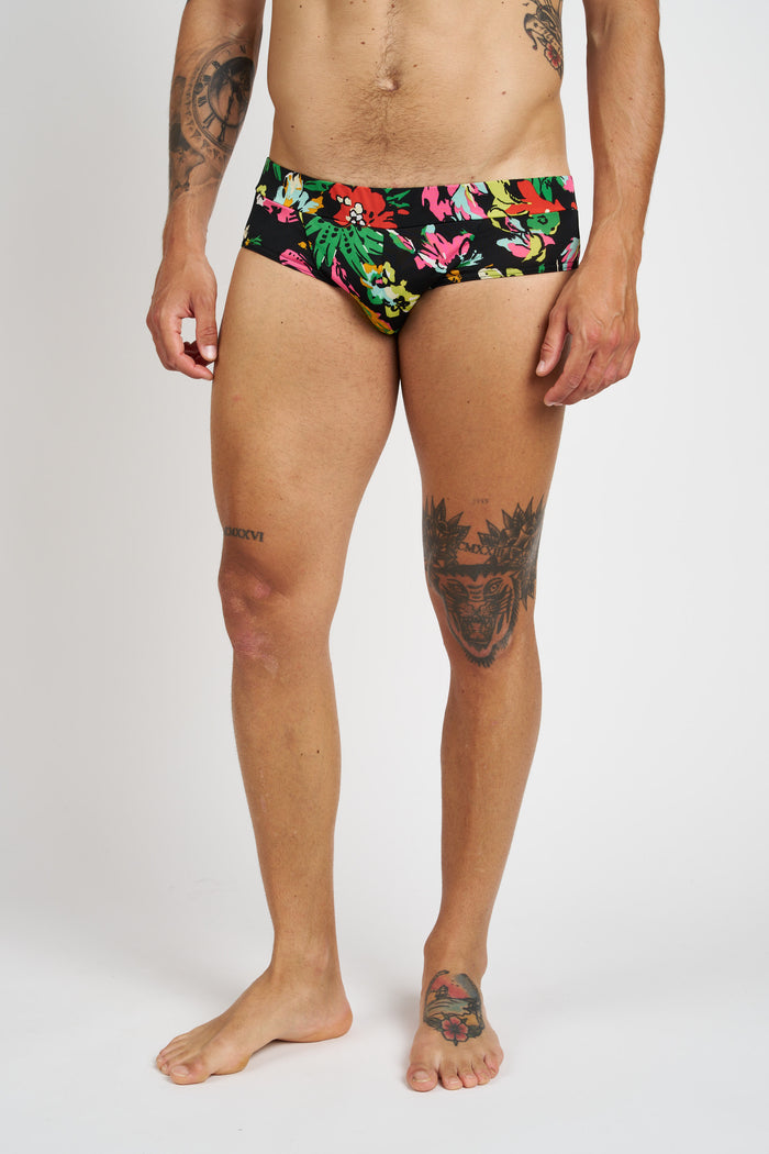 Slip vita bassa in lycra stampata M11Shop | M11 Shop