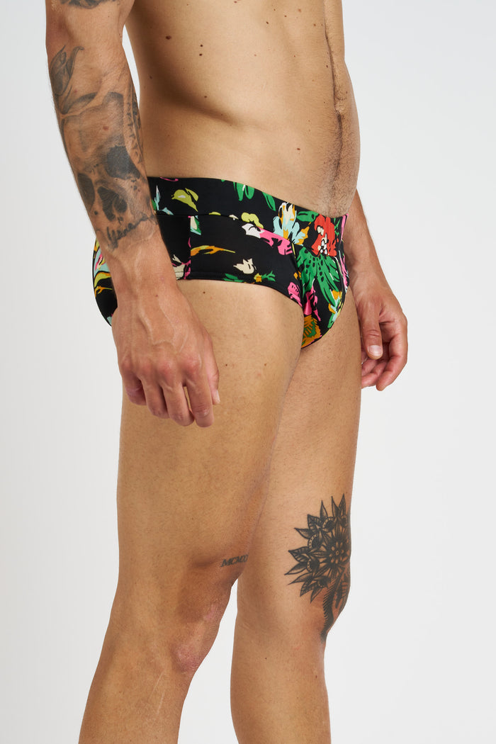 Slip vita bassa in lycra stampata M11Shop | M11 Shop