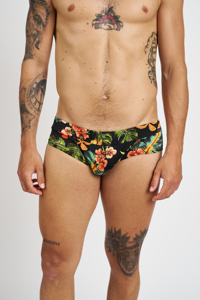 Slip vita bassa in lycra stampata M11Shop | M11 Shop