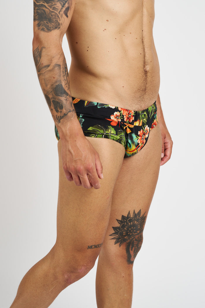 Slip vita bassa in lycra stampata M11Shop | M11 Shop