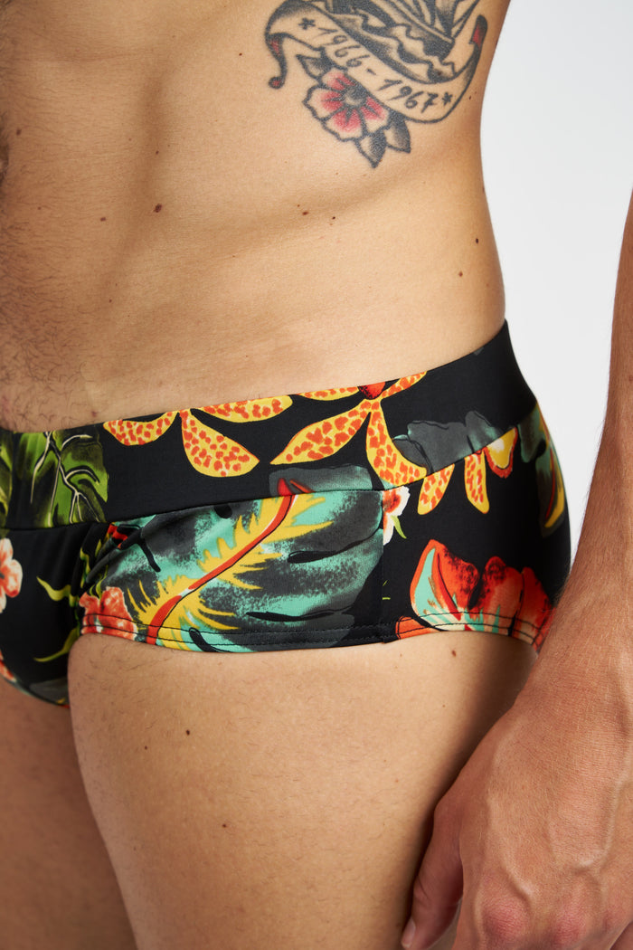 Slip vita bassa in lycra stampata M11Shop | M11 Shop