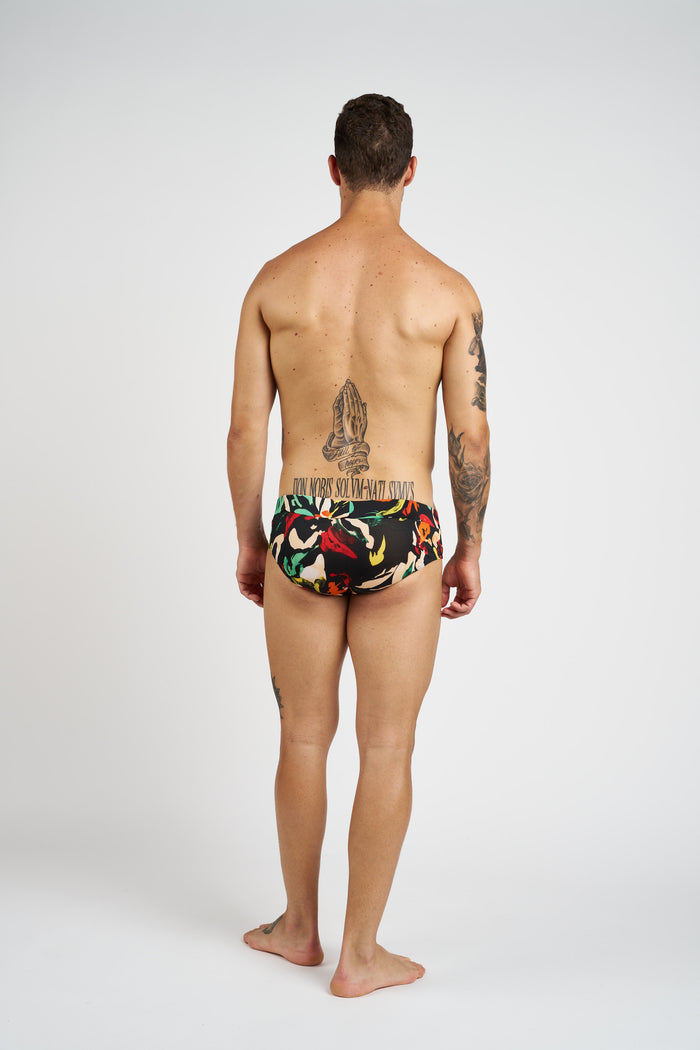 Slip vita bassa in lycra stampata M11Shop | M11 Shop